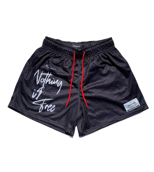'Nothing is Free' [Coal] Pro Shorts