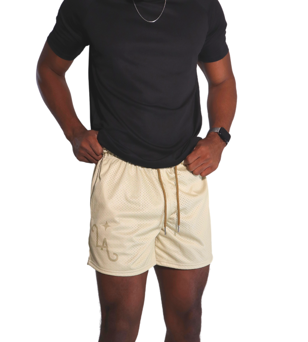 LA [Cream] Pro Shorts