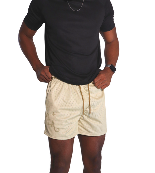 LA [Cream] Pro Shorts